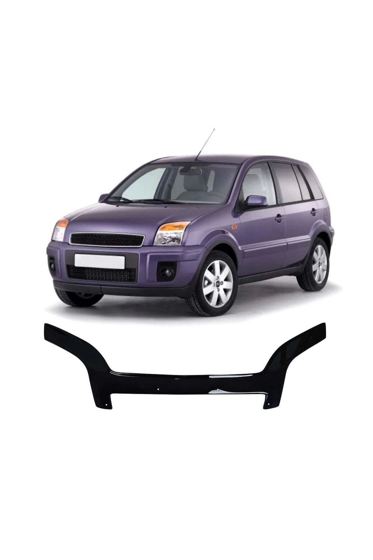 Ford Fusion 2002 ve Sonrası Uyumlu Kaput Rüzgarlığı Ön Kaput Koruma ABS Parlak Siyah Ford Fusion 2002 ve Sonrası Uyumlu Kaput Rüzgarlığı Ön Kaput Koruma ABS Parlak Siyah - Görsel 2