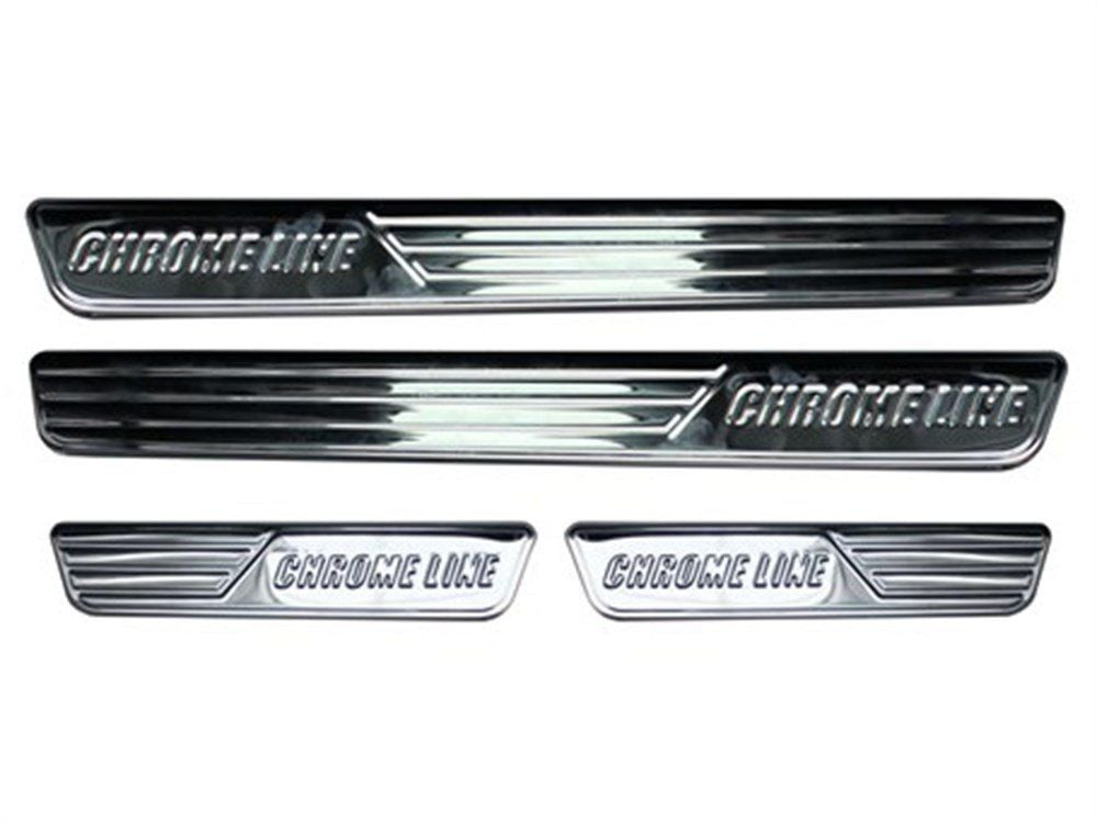 Ford Kuga Uyumlu Chrome Line Kapı Eşiği 4 Kapı Krom 2013 Ve Sonra