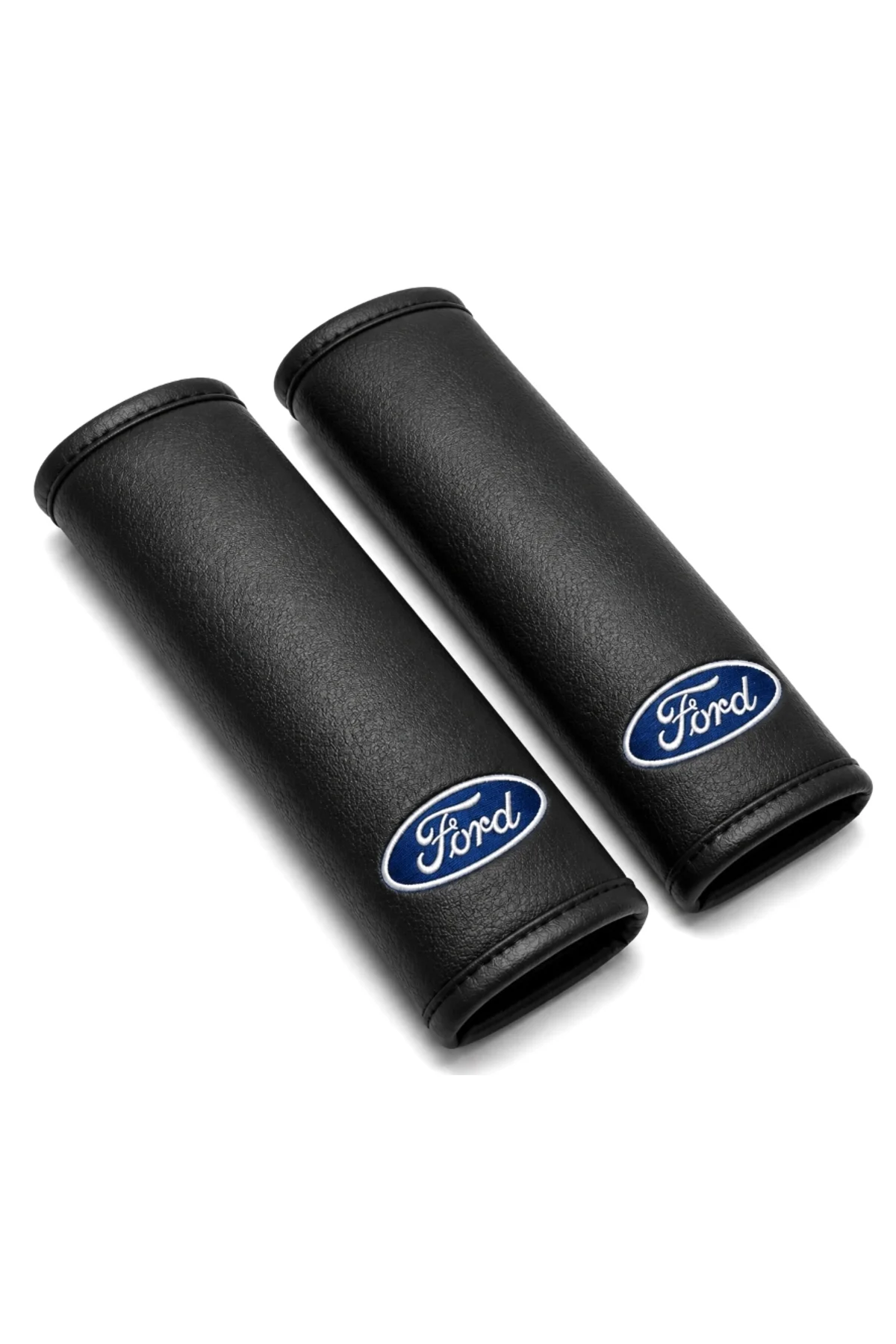 Ford Logolu 9 Parça Oto Boyun Yastığı Kemer Pedi ve Direksiyon Kılıfı Seti Siyah Deri Görünümlü Ford Logolu 9 Parça Oto Boyun Yastığı Kemer Pedi ve Direksiyon Kılıfı Seti Siyah Deri Görünümlü - Görsel 3