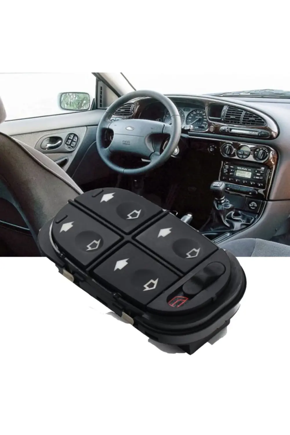Ford Mondeo 1993-1996 Cam Açma Düğmesi Sol Dörtlü