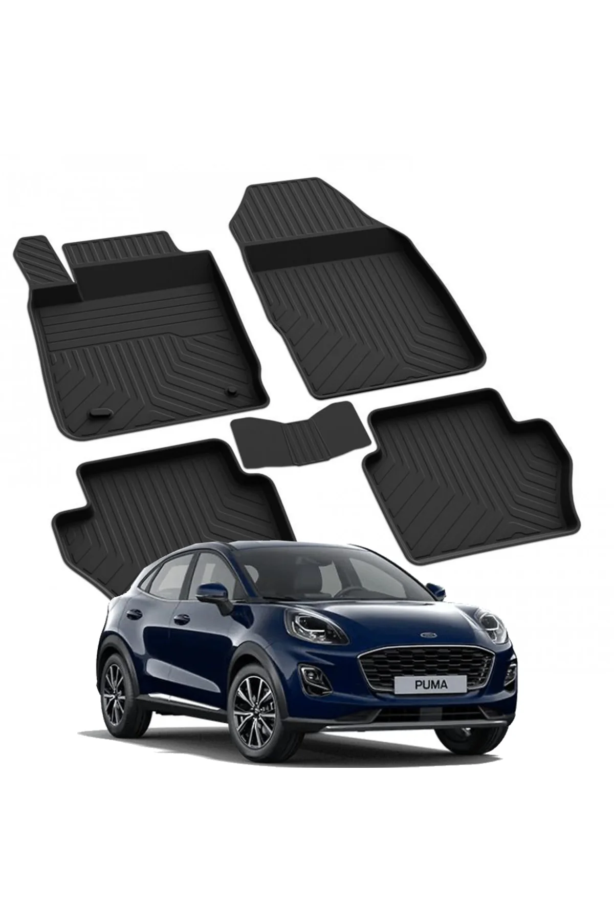 FORD PUMA 2019-2024  Model Yılları İçin Uyumlu Yeo 4D Havuzlu Paspas Takımı Fiyatı, Yorumları ve Özellikleri