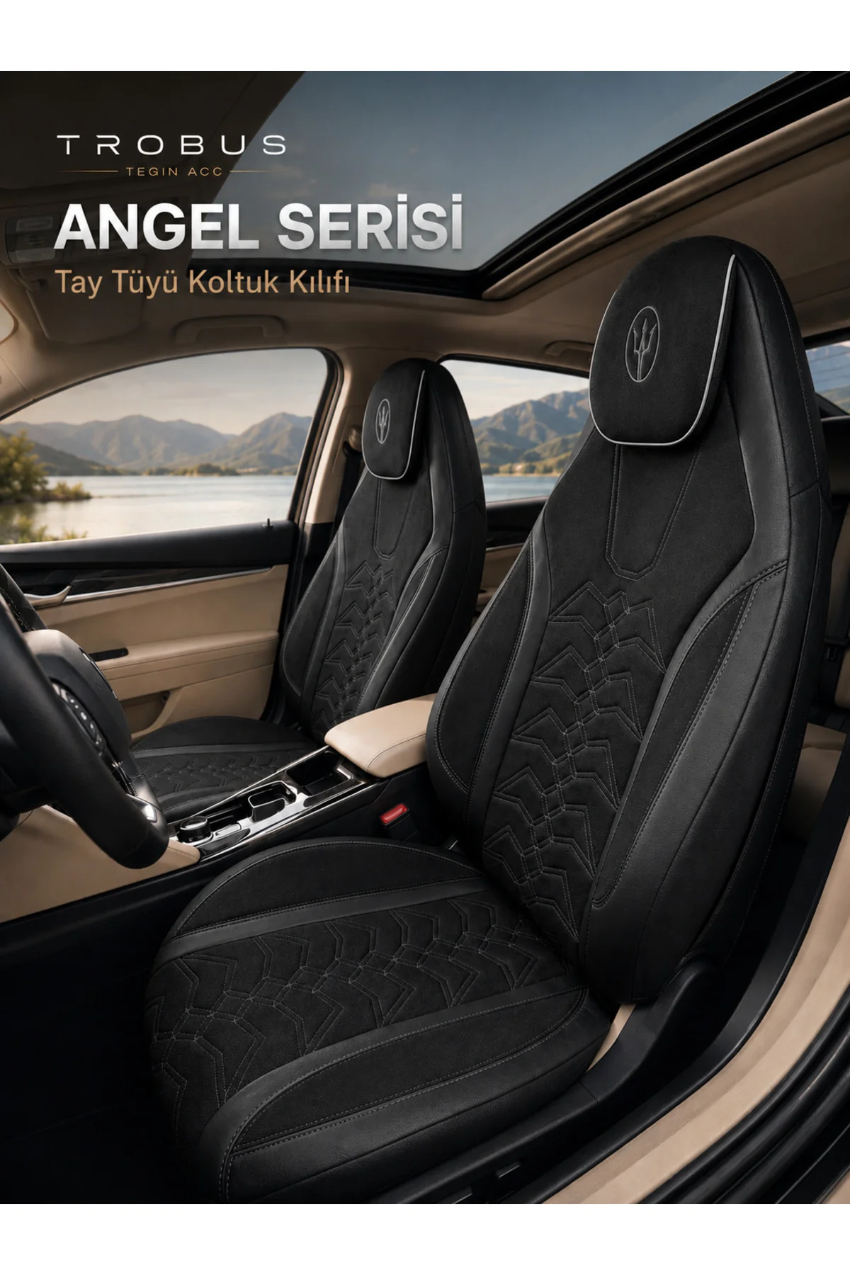 Ford Ranger 2007-2018 Uyumlu Angel Serisi Tay Tüyü Koltuk Kılıfı Siyah Fiyatı, Yorumları ve Özellikleri
