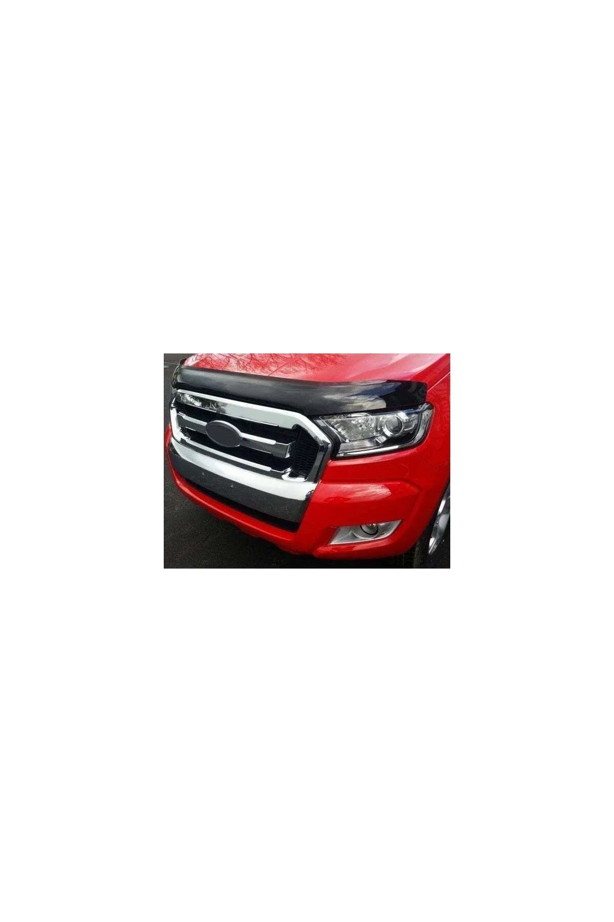 Ford Ranger Geniş 2015 ve Sonrası Uyumlu Kaput Rüzgarlığı Ön Kaput Koruma ABS Parlak Siyah Ford Ranger Geniş 2015 ve Sonrası Uyumlu Kaput Rüzgarlığı Ön Kaput Koruma ABS Parlak Siyah - Görsel 5