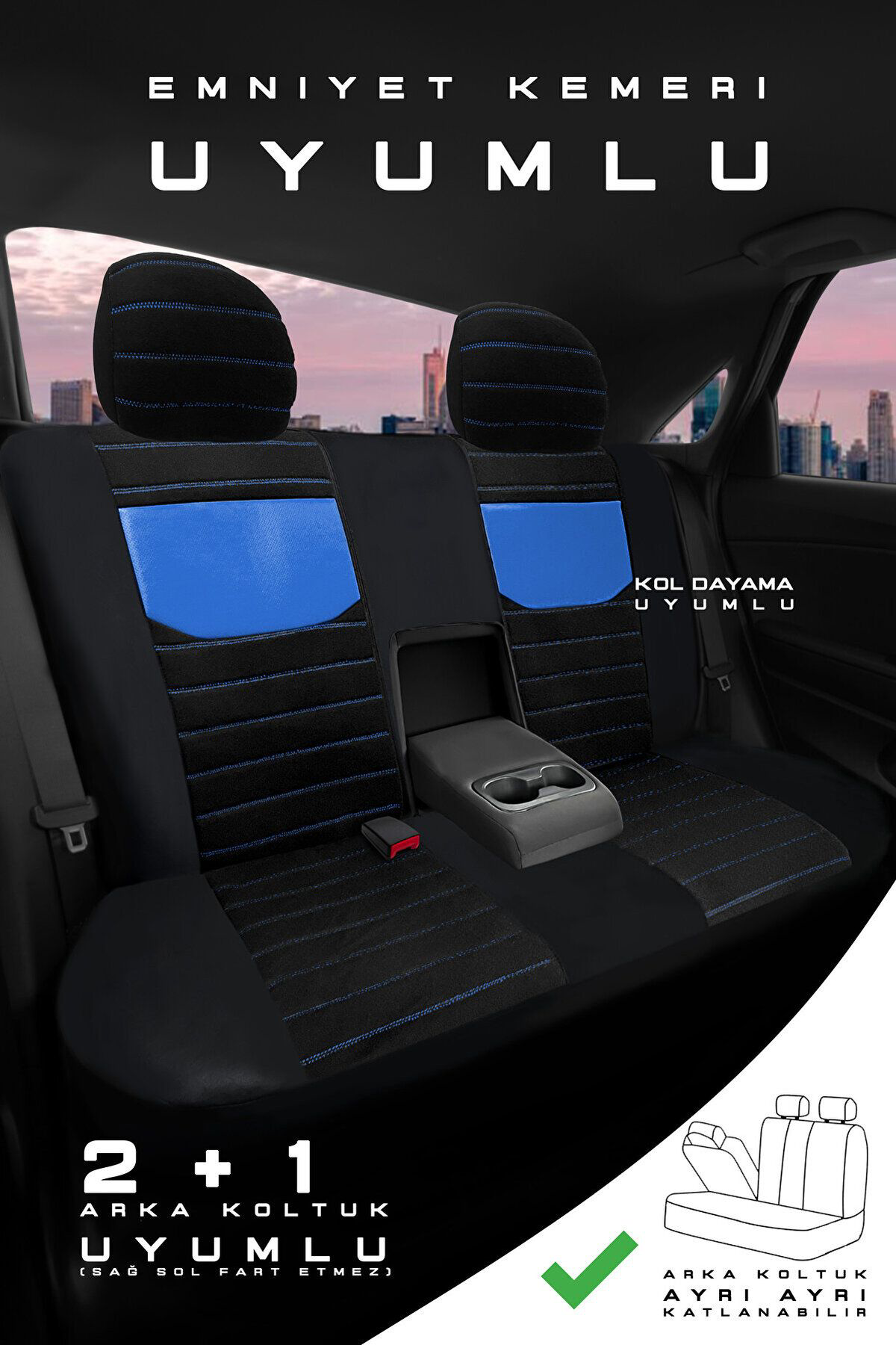 Ford Ranger Pickup 2012-2018 Aracınıza Uyumlu Koltuk Kılıfı Tay T