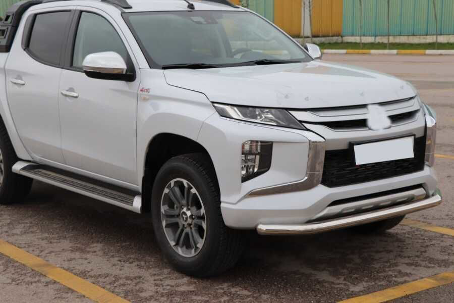 Drs Tuning Ford Ranger Uyumlu Ön Tampon Koruma Demiri Krom Tekli Bıyık 2006+