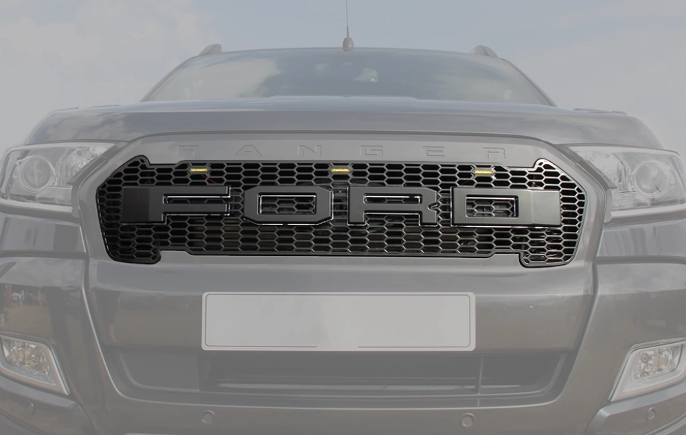 Ford Ranger Uyumlu Wildtrak T7 2015-2017 Gündüz Ledli Ön Panjur