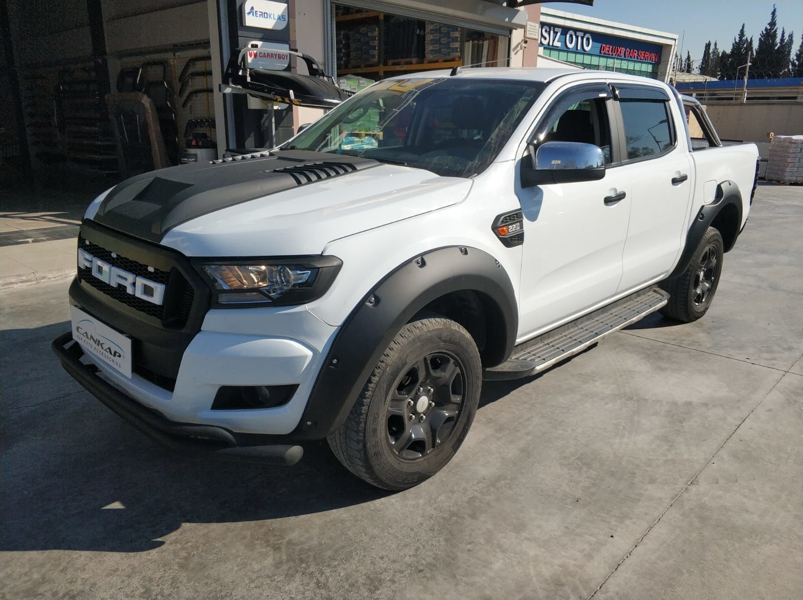 Ford Ranger Uyumlu Çamurluk Kaplama Cıvatalı 4.5Cm 2012 / 2019 Do