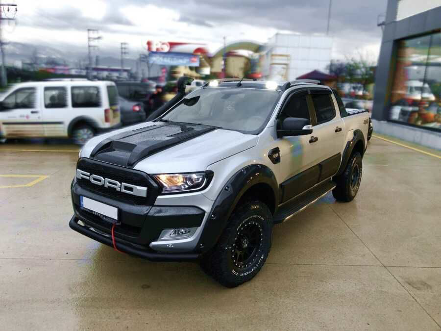 Ford Ranger Uyumlu Ön Tampon Koruma Demiri Siyah Tekli Bıyık 2006 Ford Ranger Uyumlu Ön Tampon Koruma Demiri Siyah Tekli Bıyık 2006