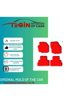 Ford Tourneo Connect 2002-2013 Prime Sarı Halı Sarı Kenar Halı Pa