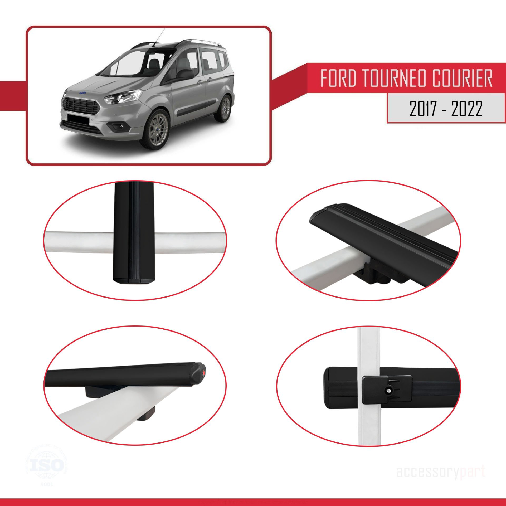 Ford Tourneo Courier 2017-2022 Arası ile uyumlu Basic Model Ara A