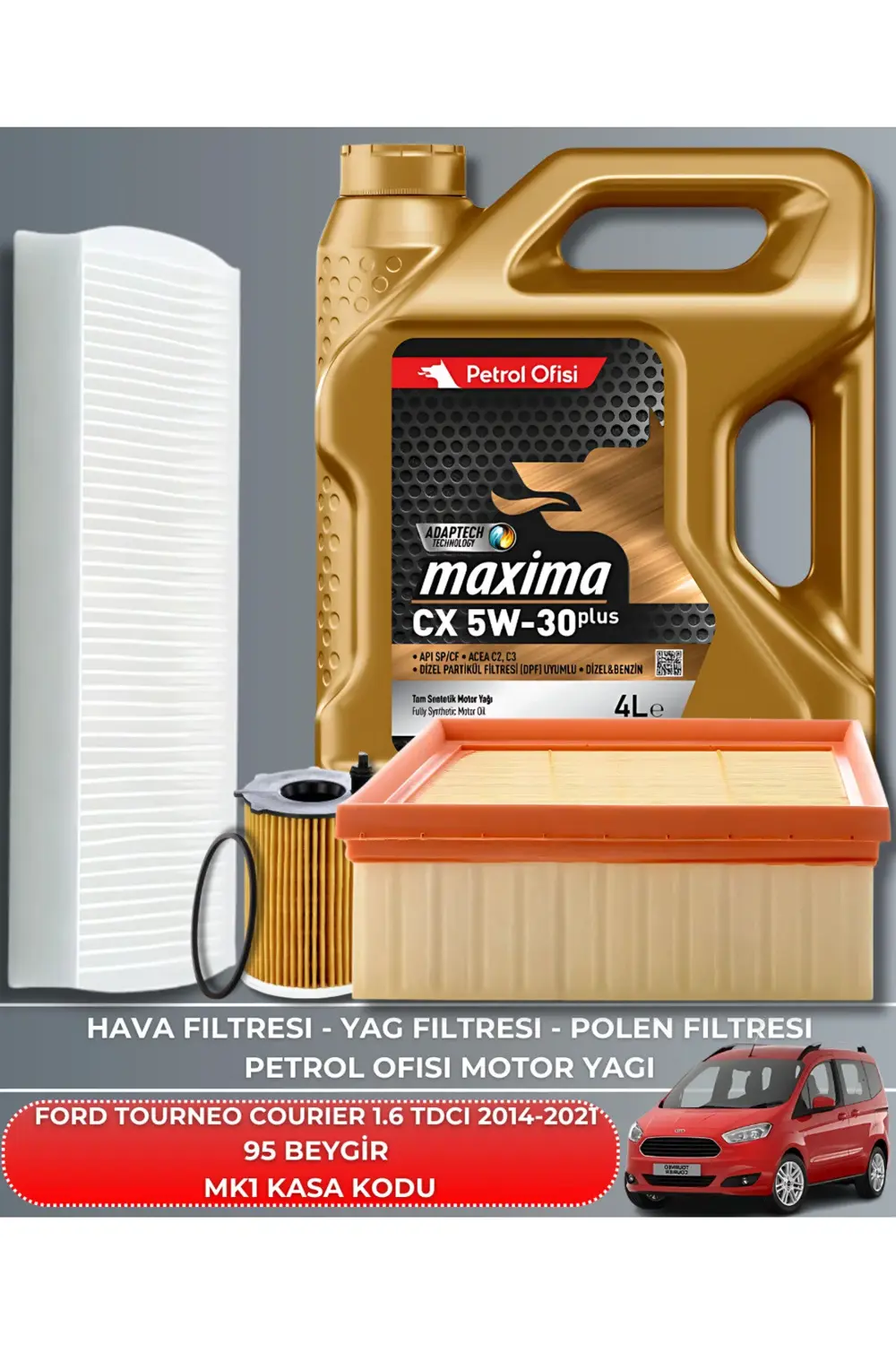 Ford Tourneo Courıer 1.6 Tdcı 2014-2015-2016-2017-2018-2019-2020-