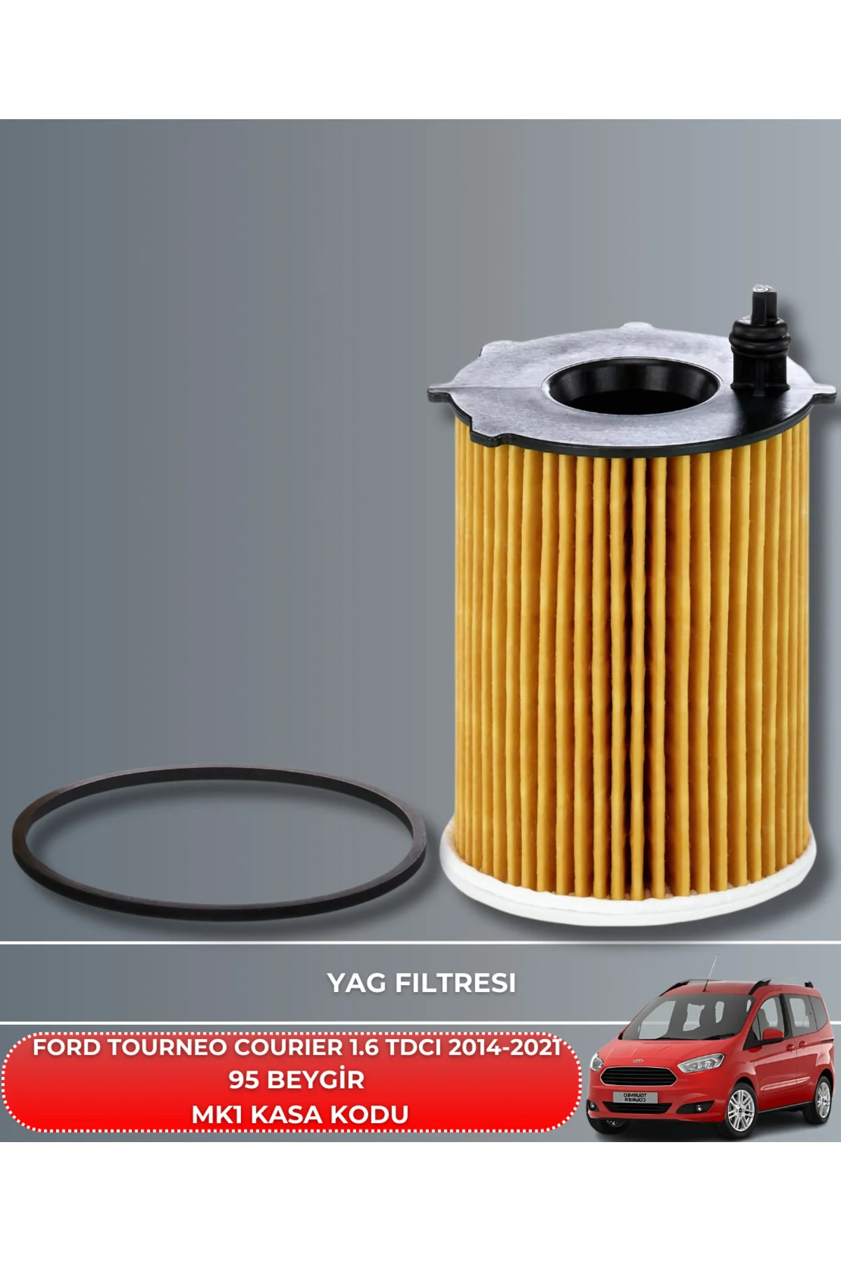 Ford Tourneo Courıer 1.6 Tdcı 2014-2021 95 Filtre Yağ Bakım Seti+