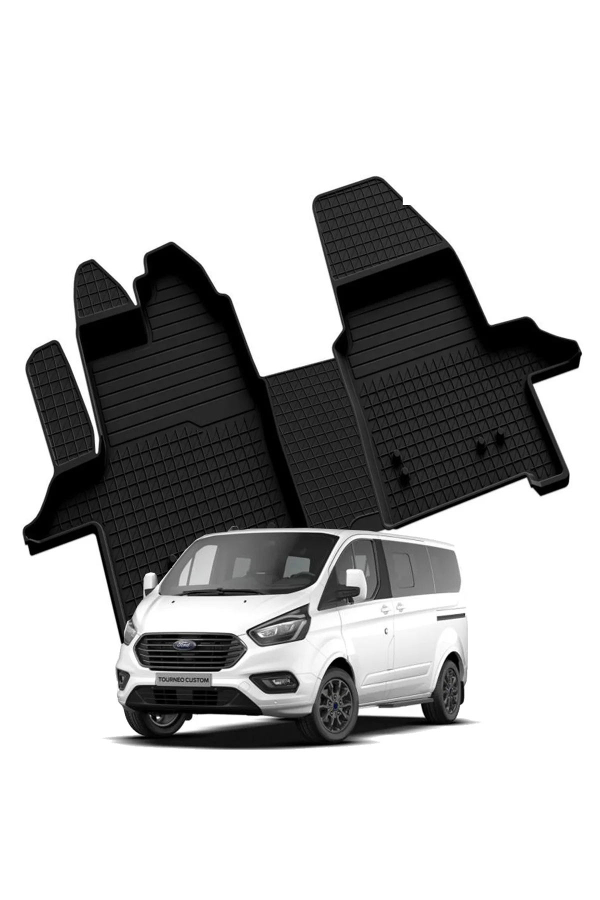 FORD TOURNEO CUSTOM 2012-2024  Model Yılları İçin Uyumlu Yeo 4D Havuzlu Paspas Takımı Fiyatı, Yorumları ve Özellikleri
