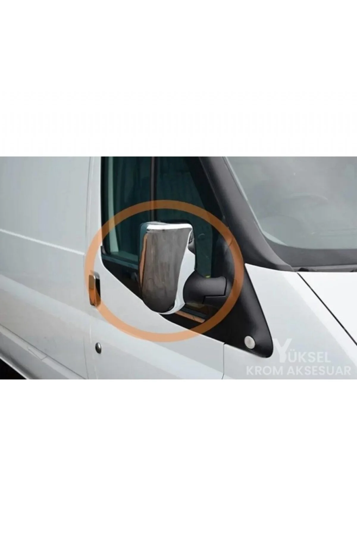 FORD TRANSİT 2003-2013 PASLANMAZ ÇELİK AYNA KAPAĞI