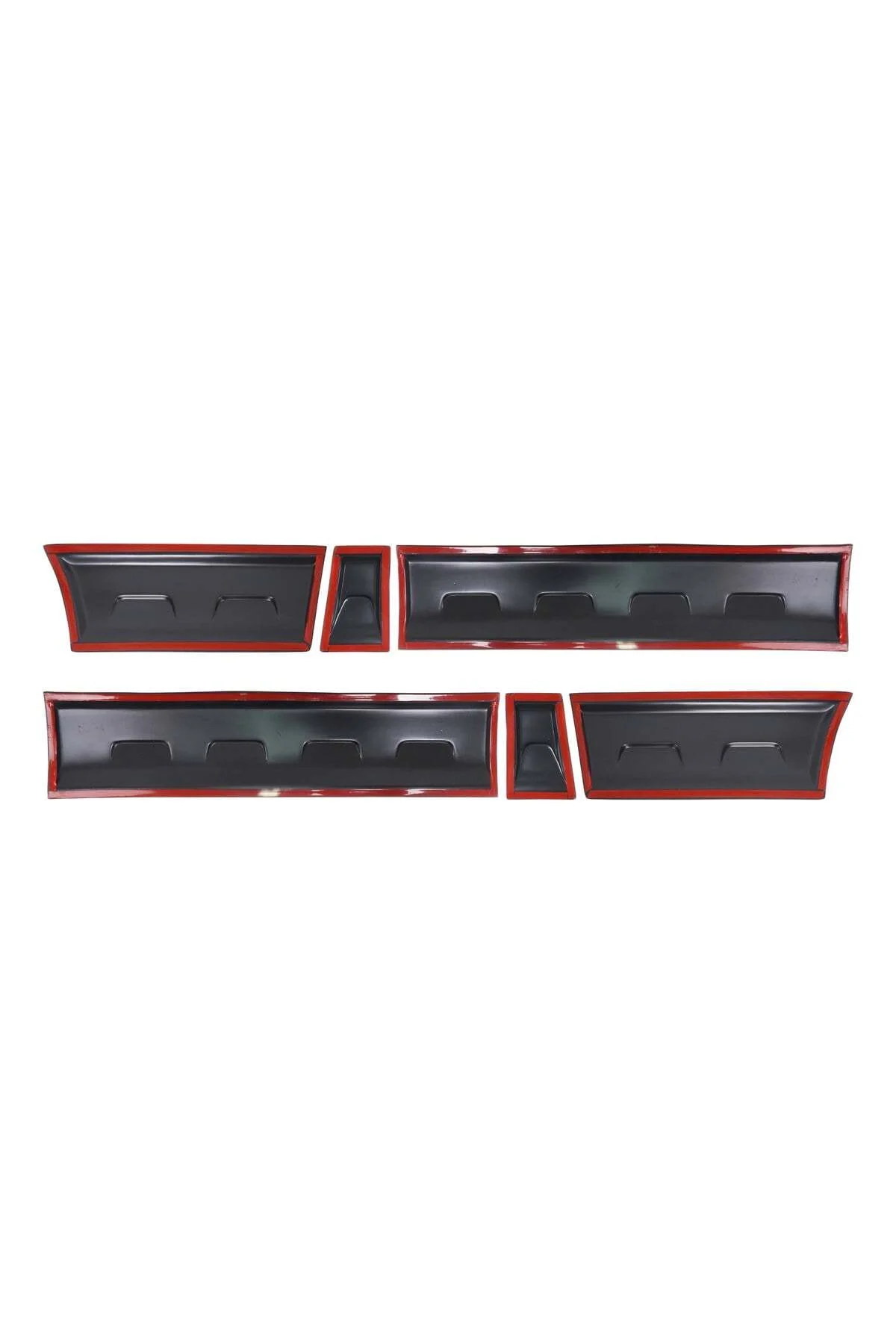 Ford Transit 2003-2013 Kısa Şase Uyumlu Kapı Dodik Seti 6 Parça ABS Mat Siyah - Görsel 4