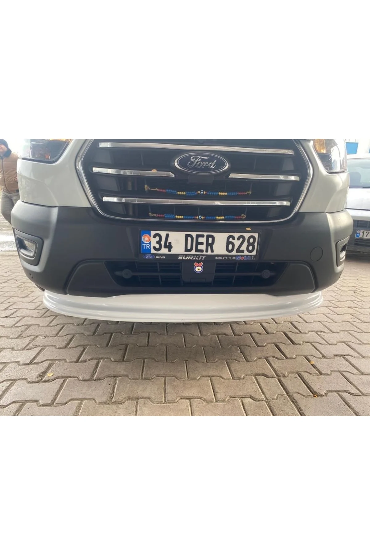 Ford Transit 2020- Geniş Plastik Ön Karlık Ford Transit 2020- Geniş Plastik Ön Karlık