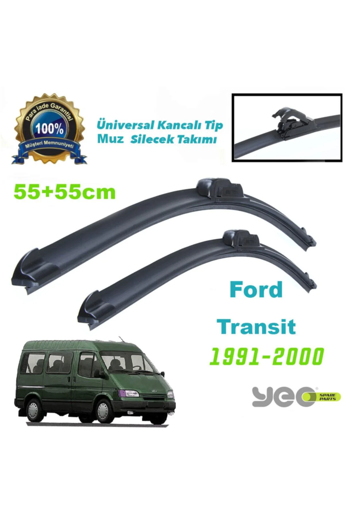 Ford Transit Aeroflex Muz Silecek Takımı Ford Transit Aeroflex Muz Silecek Takımı