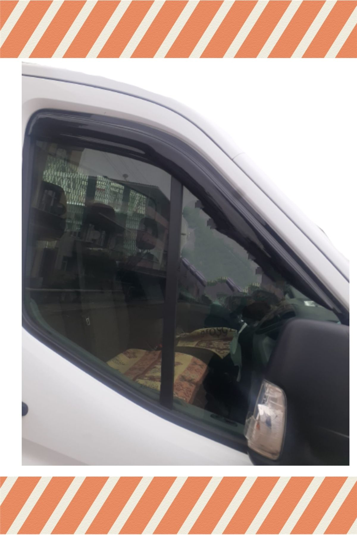 Ford Transit Komyonet 2014 -2022 2'li Mügen Tip Cam Rüzgarlığı