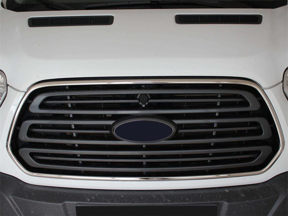 Ford Transit Uyumlu 7 Ön Panjur Çerçevesi 2 Parça Krom 2014 Ve So