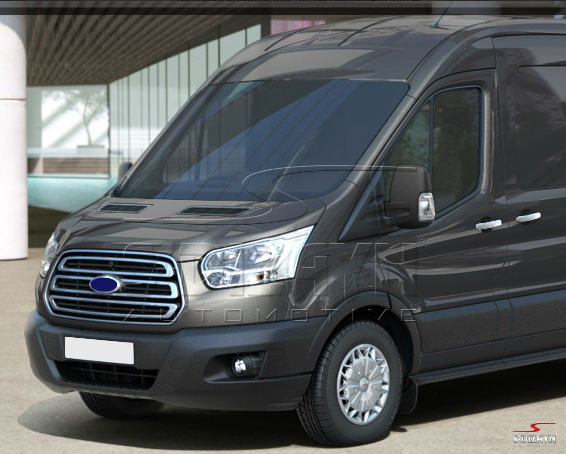 Ford Transit Uyumlu Krom Kapı Kolu 4 Kapı 9 Parça 2014 Üzeri