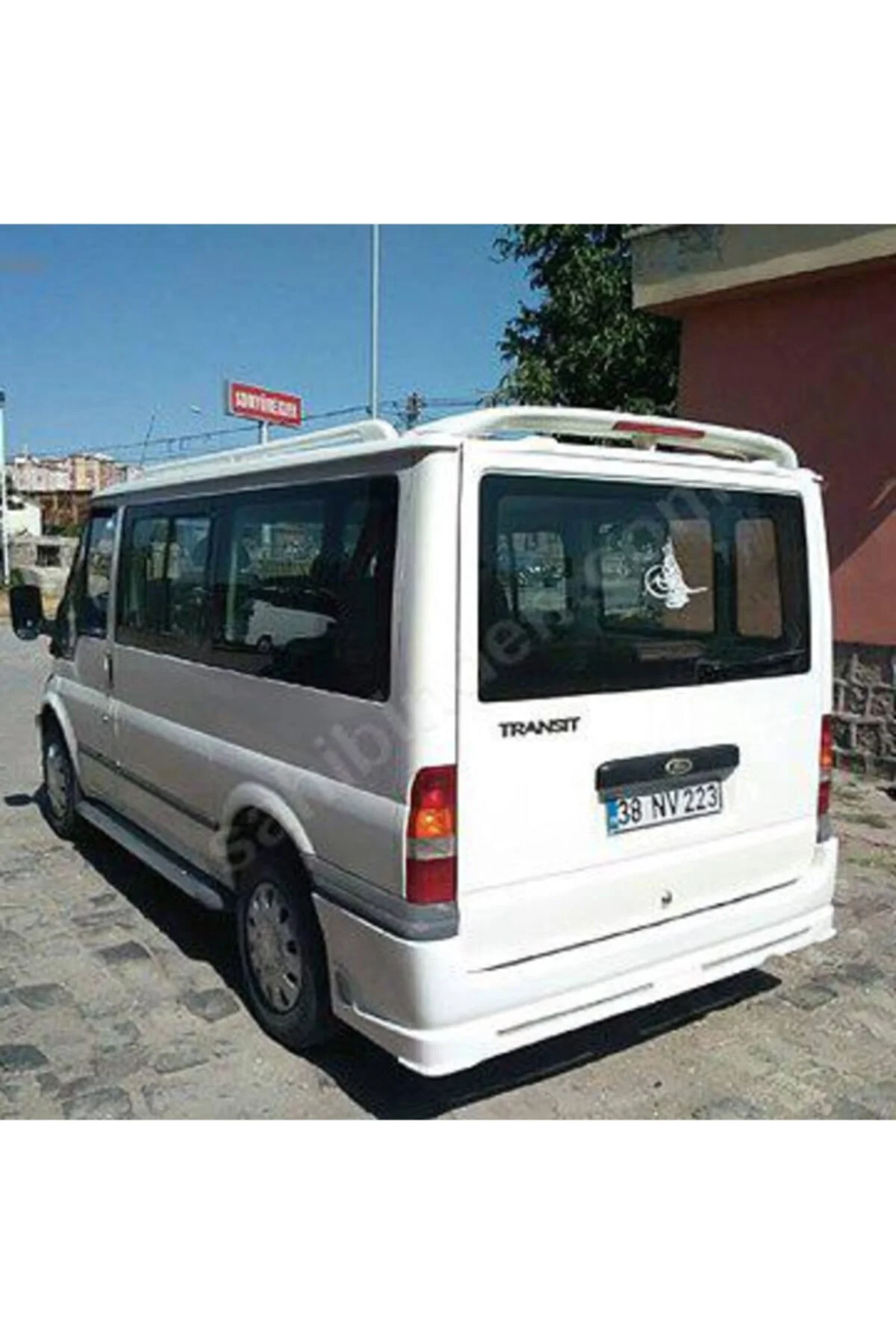 Ford Transit Uyumlu 4 Bacak Beyaz Spoiler Ford Transit Uyumlu 4 Bacak Beyaz Spoiler