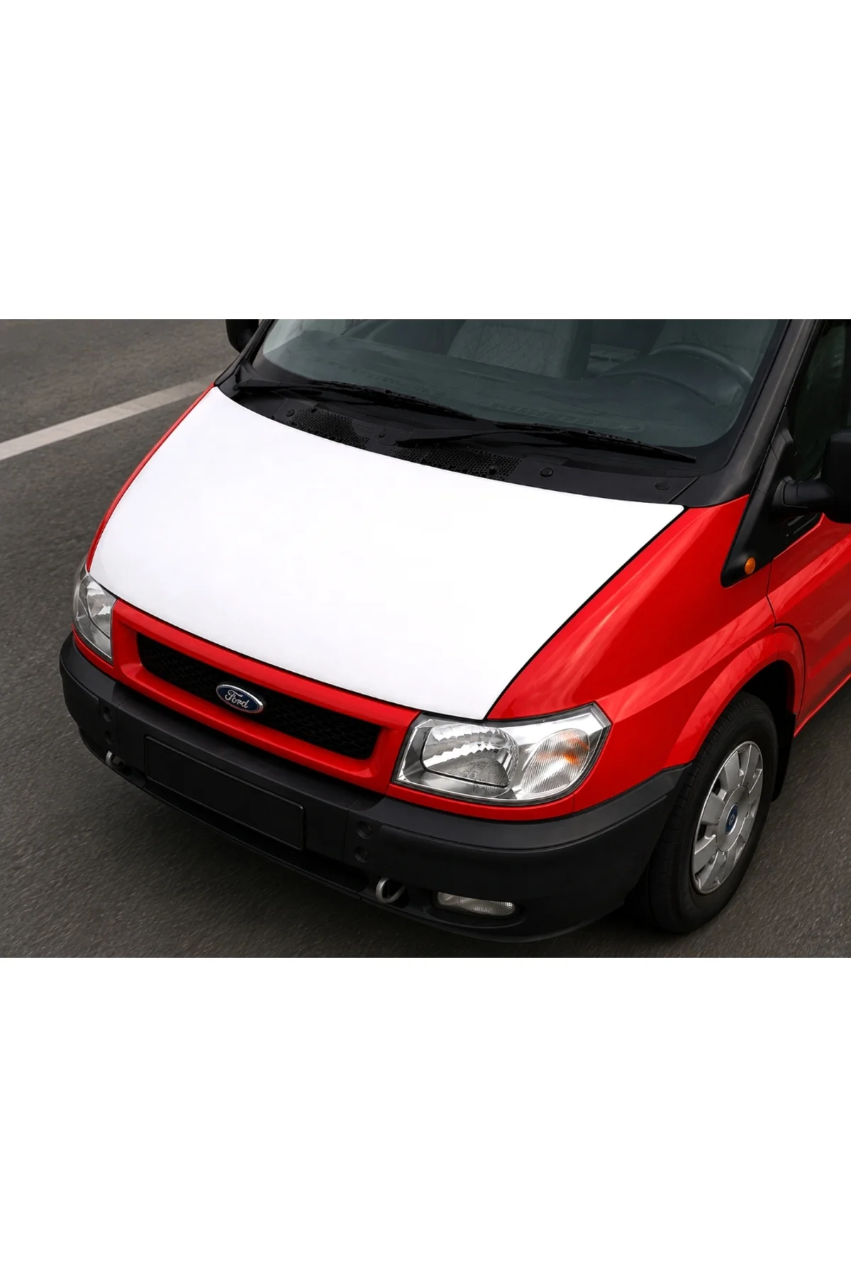 Ford Transit V-184 (00-06) Tam Kaput Maskesi Beyaz Ford Transit V-184 (00-06) Tam Kaput Maskesi Beyaz - Görsel 2