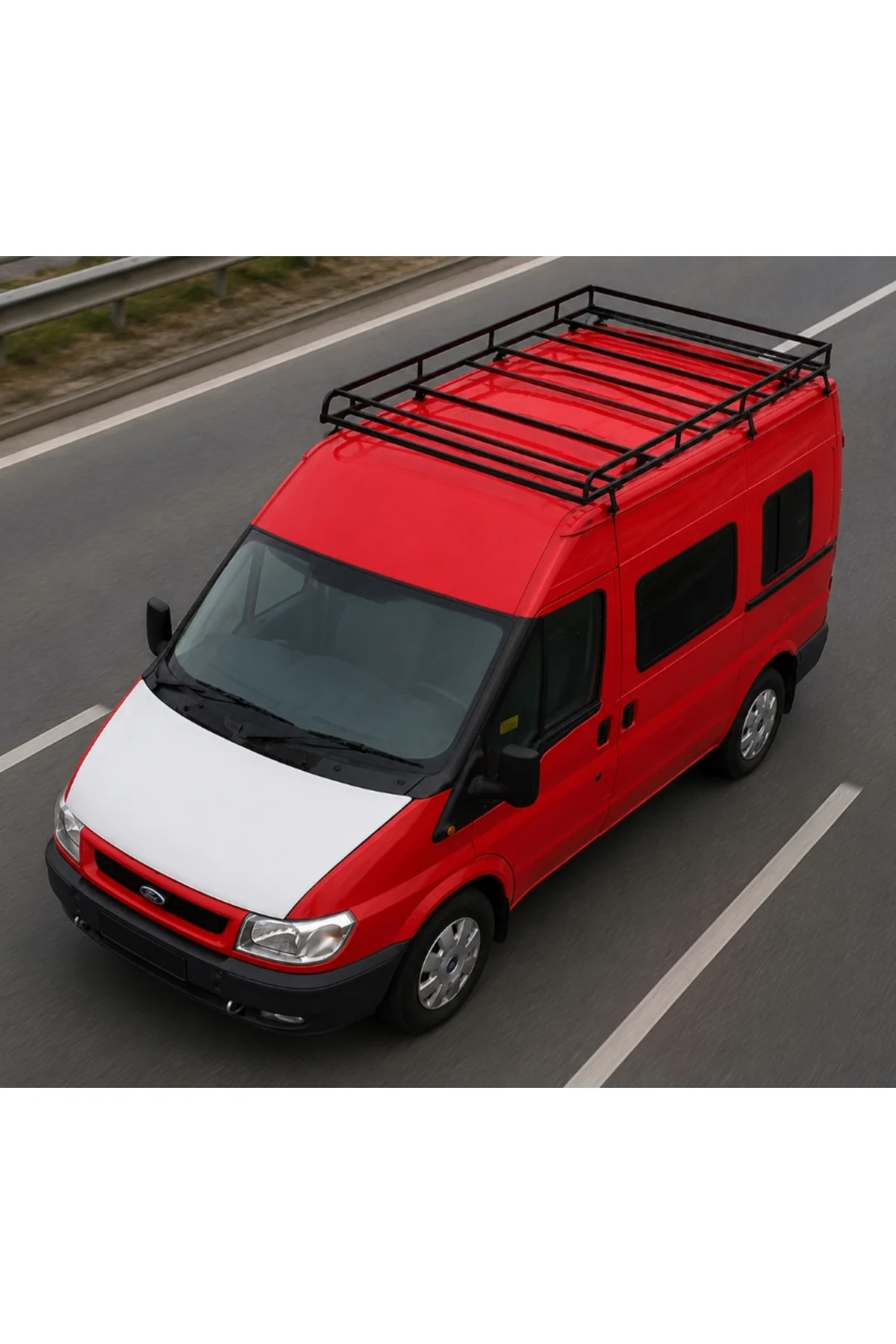Ford Transit V-184 (00-06) Tam Kaput Maskesi Beyaz Ford Transit V-184 (00-06) Tam Kaput Maskesi Beyaz - Görsel 5