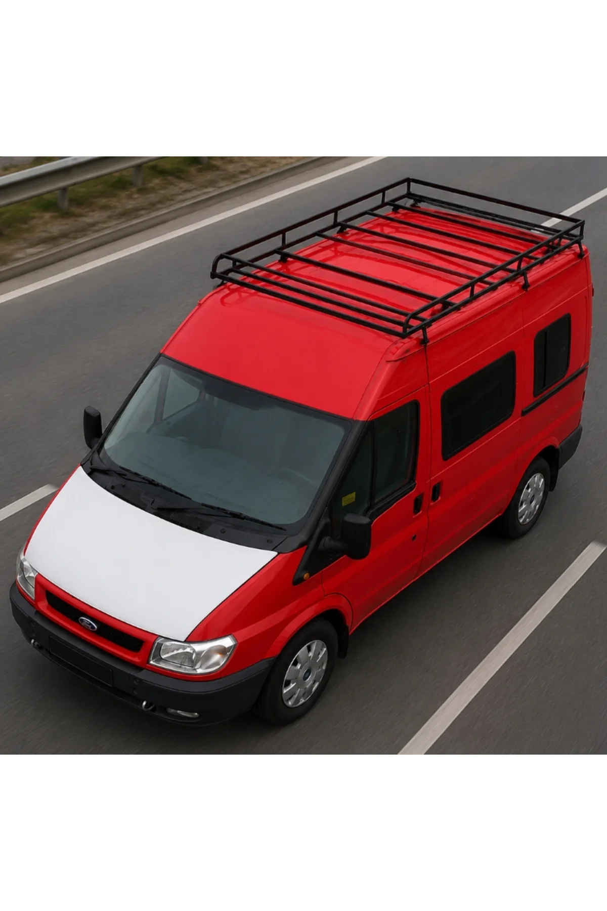 Ford Transit V-184 (00-06) Tam Kaput Maskesi Beyaz Ford Transit V-184 (00-06) Tam Kaput Maskesi Beyaz - Görsel 4