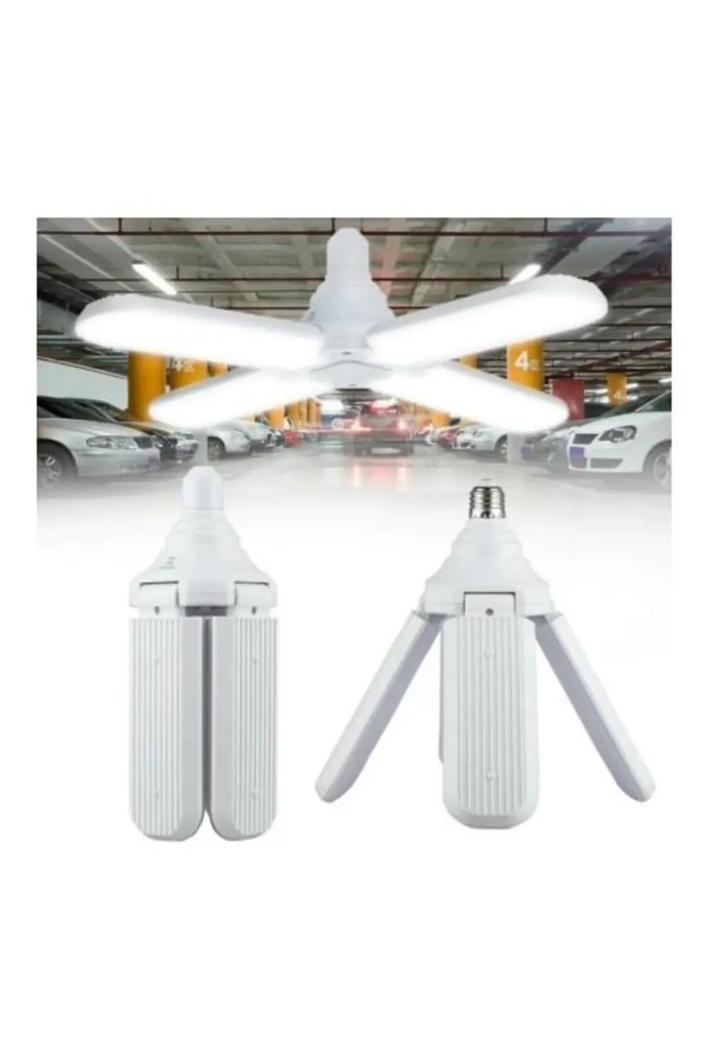 Forest Pervane Katlanabilir Led Ampul - 45w - E27 -3600 Lümen- Be