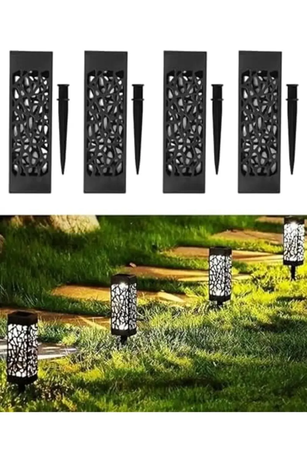 forlife 4'lü Set Güneş Enerjili Solar, GÜN IŞIĞI, Yürüyüş Yolu Ba