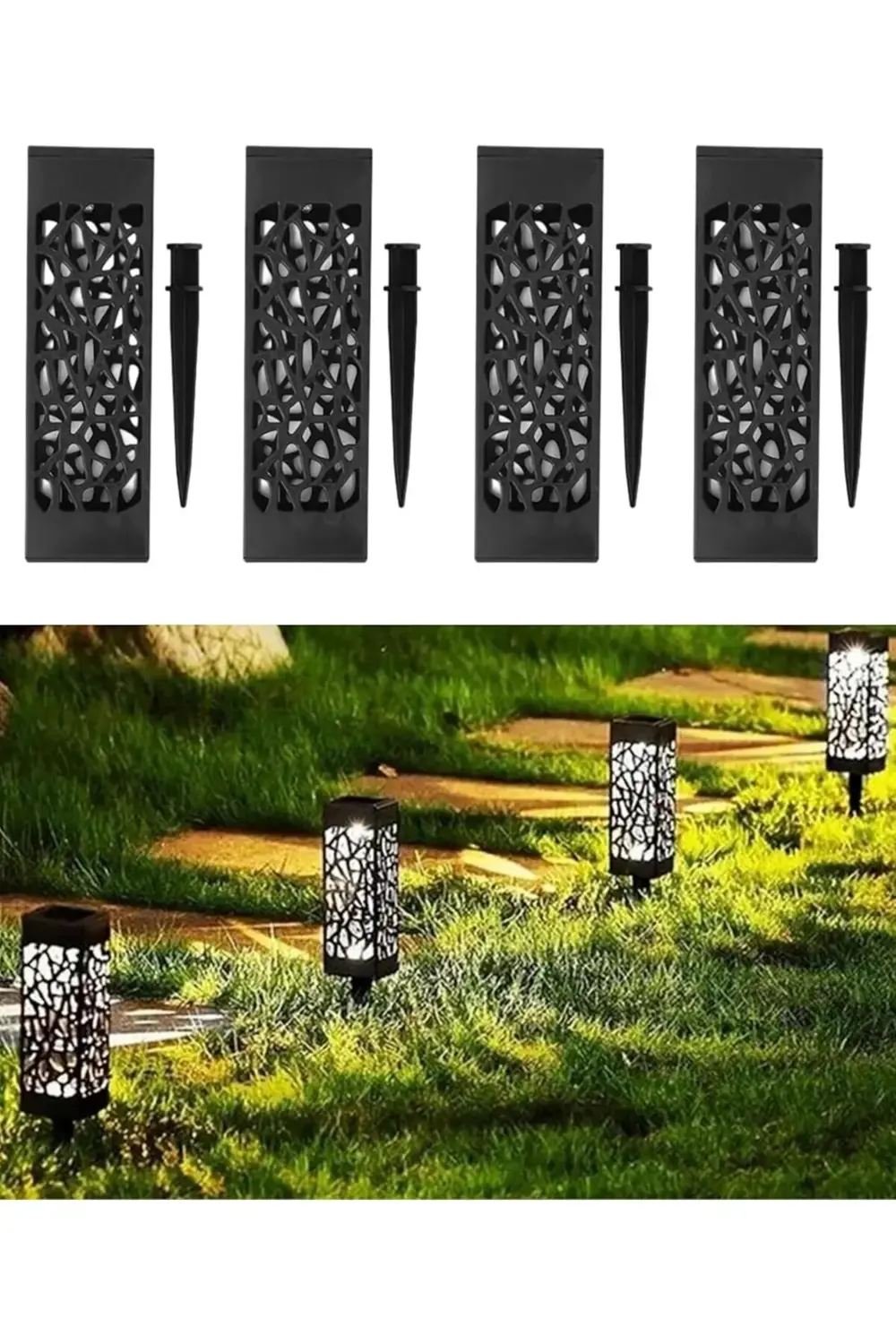 forlife 4'lü Set Güneş Enerjili Solar, GÜN IŞIĞI, Yürüyüş Yolu Ba