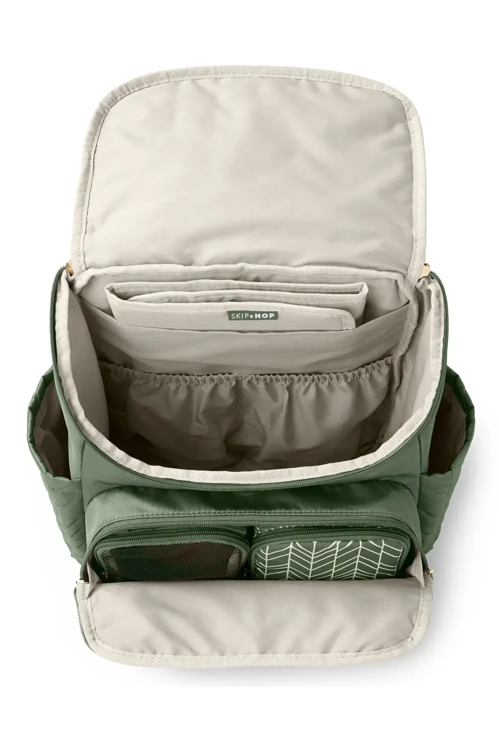 Forma Çok Bölmeli Organizatör Anne Bebek Bakım Yeşil Sırt Çantası