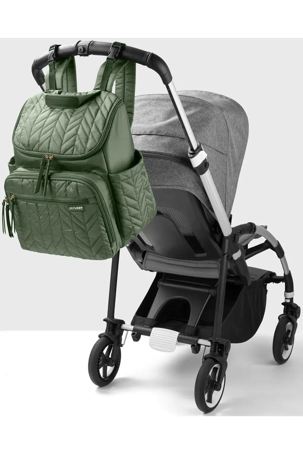 Forma Çok Bölmeli Organizatör Anne Bebek Bakım Yeşil Sırt Çantası