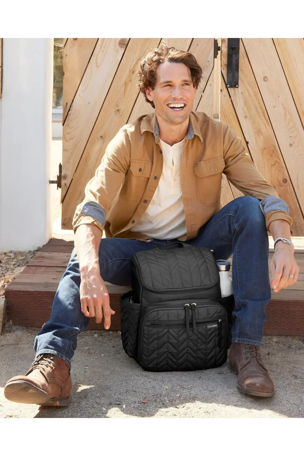 Forma Sırt Çantası Bebek Bakım Çantası - Mat Siyah - Yeni Model