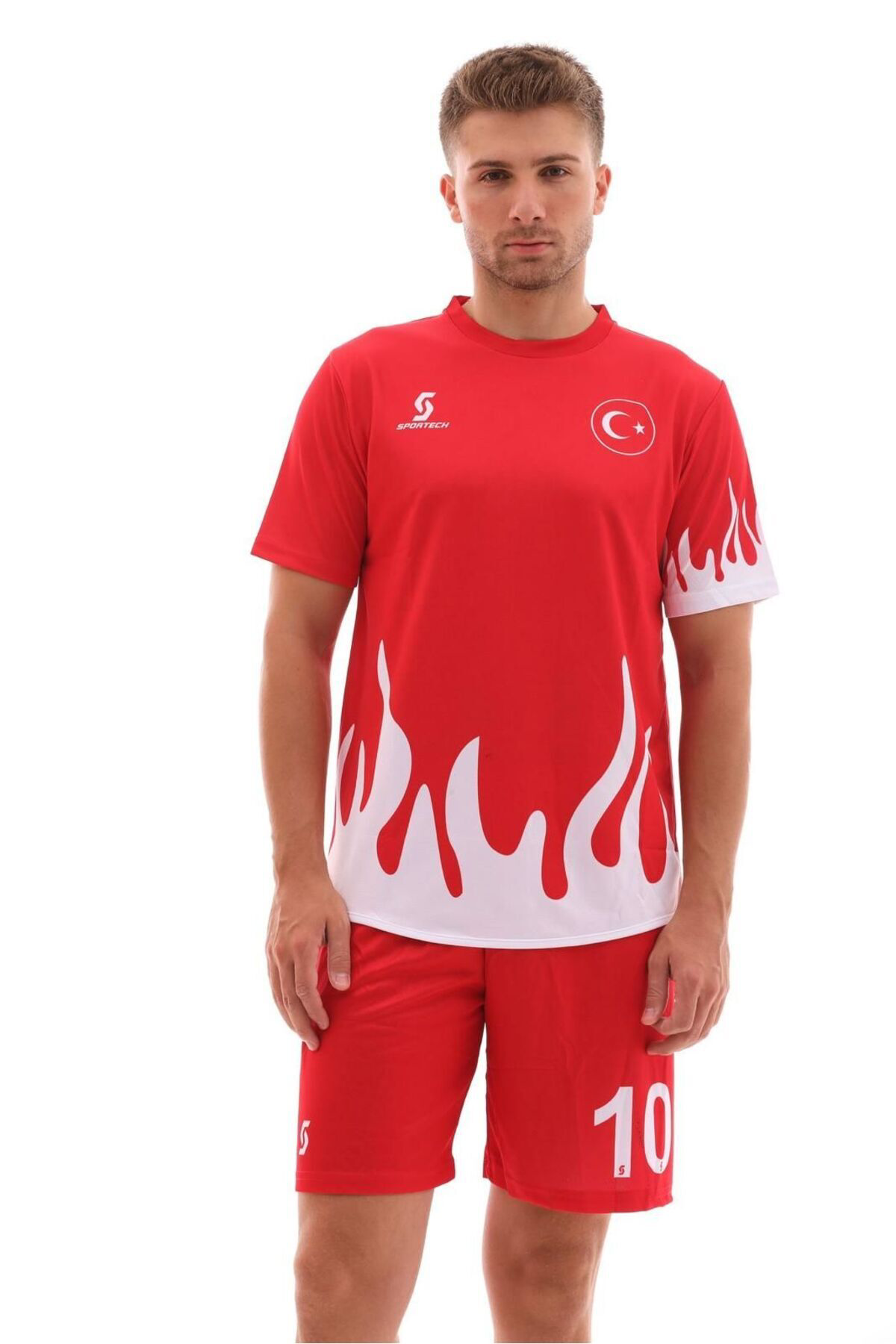 Sportech Forma Şort Takim Alevli Türkiye (Tek Kelime İsim Yazilir)-Xs Sportech Forma Şort Takim Alevli Türkiye (Tek Kelime İsim Yazilir)-Xs