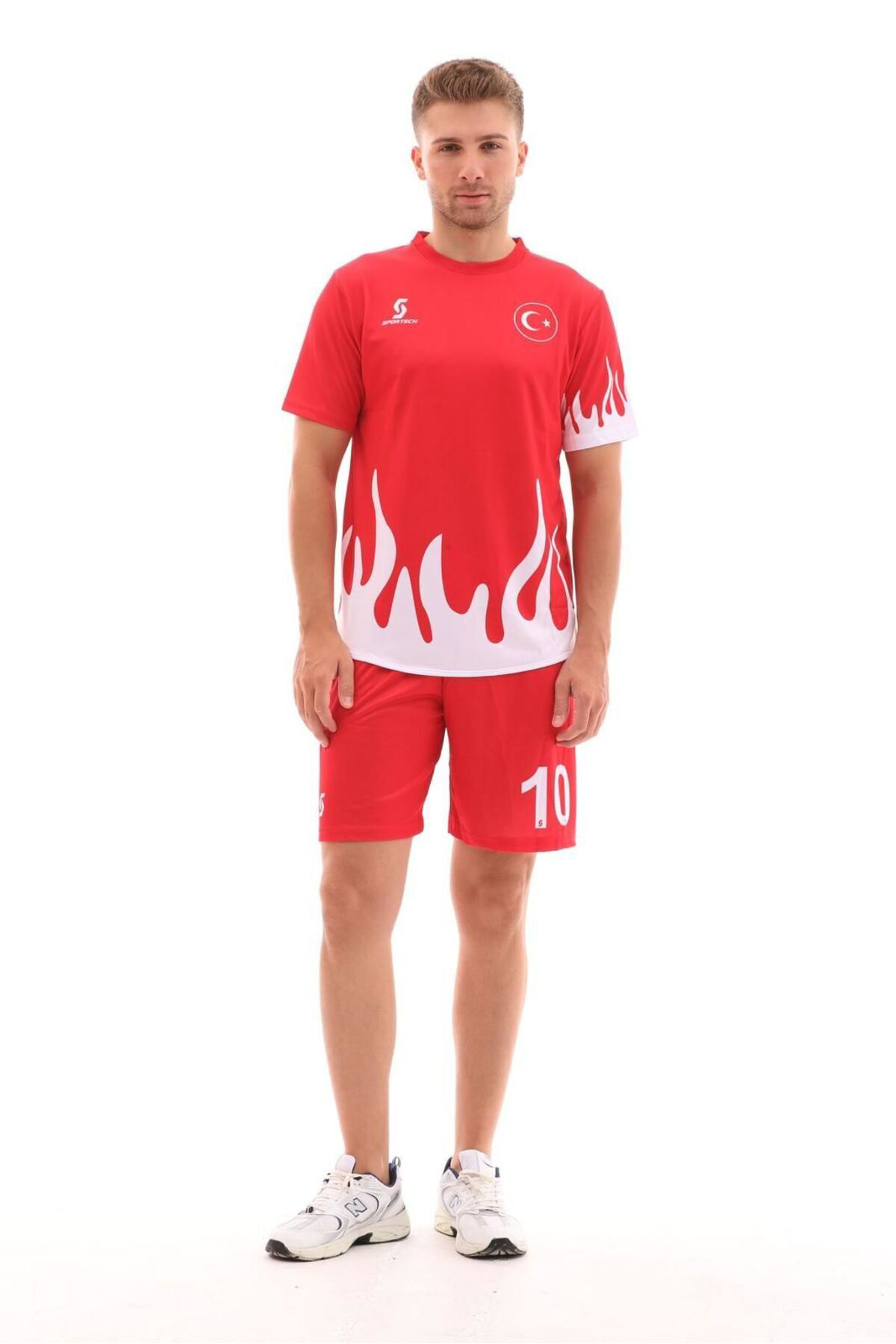 Sportech Forma Şort Takim Alevli Türkiye (Tek Kelime İsim Yazilir)-Xs Sportech Forma Şort Takim Alevli Türkiye (Tek Kelime İsim Yazilir)-Xs