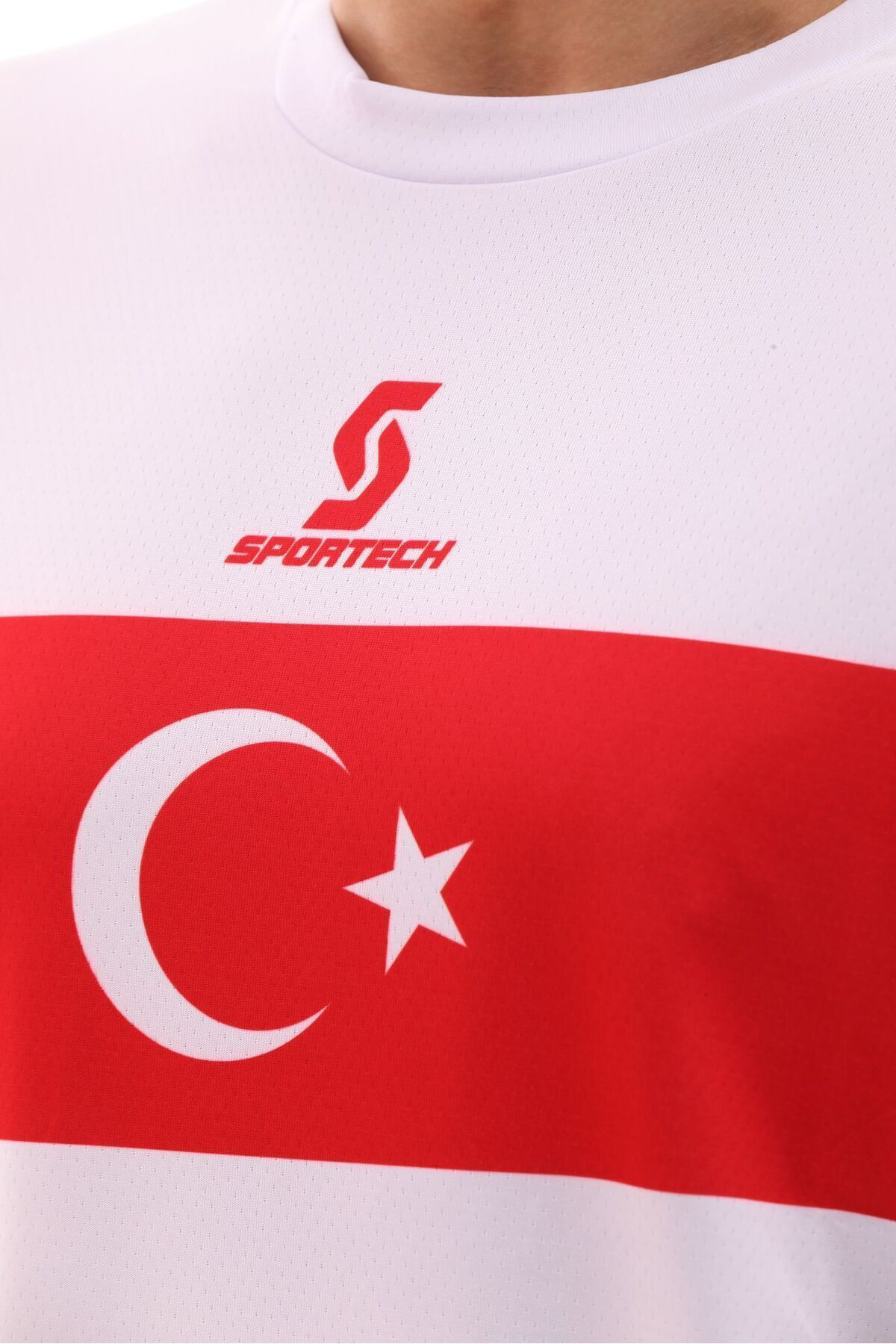 Sportech Forma Şort Takım Türkiye Milli Takım Beyaz (Tek Kelime İsim Ve Nu