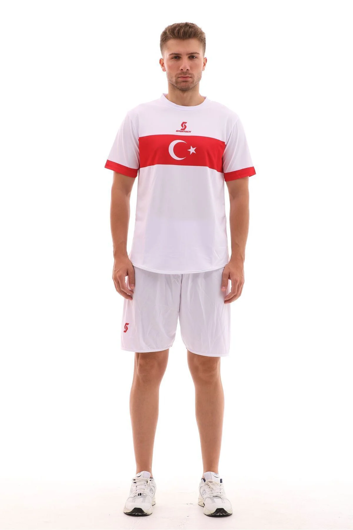 Forma Şort Takım Türkiye Milli Takım Beyaz (TEK KELİME ISİM VE NU