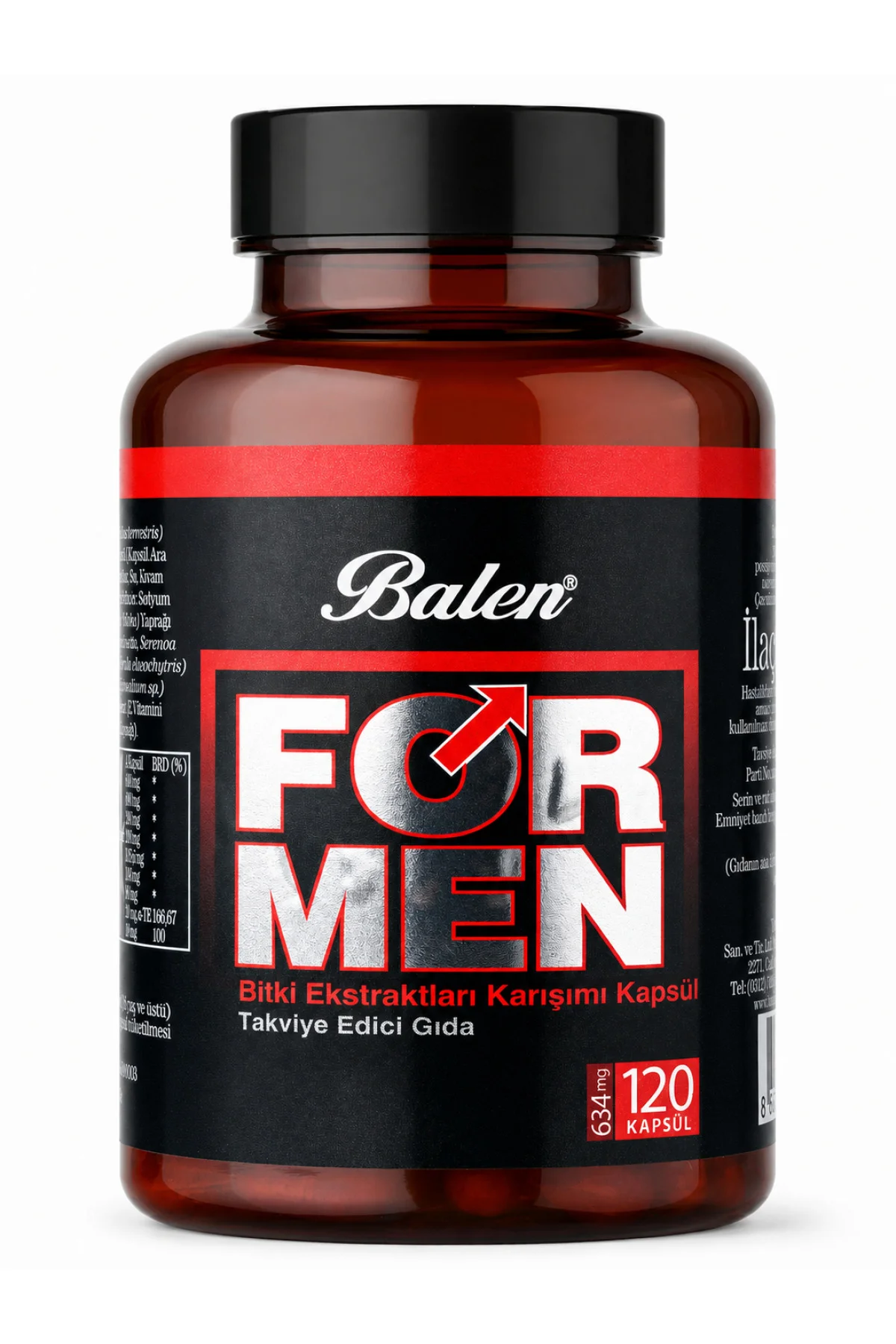 FORMEN BİTKİ EKSTRATLARI KARIŞIMI KAPSÜL 634 MG*120