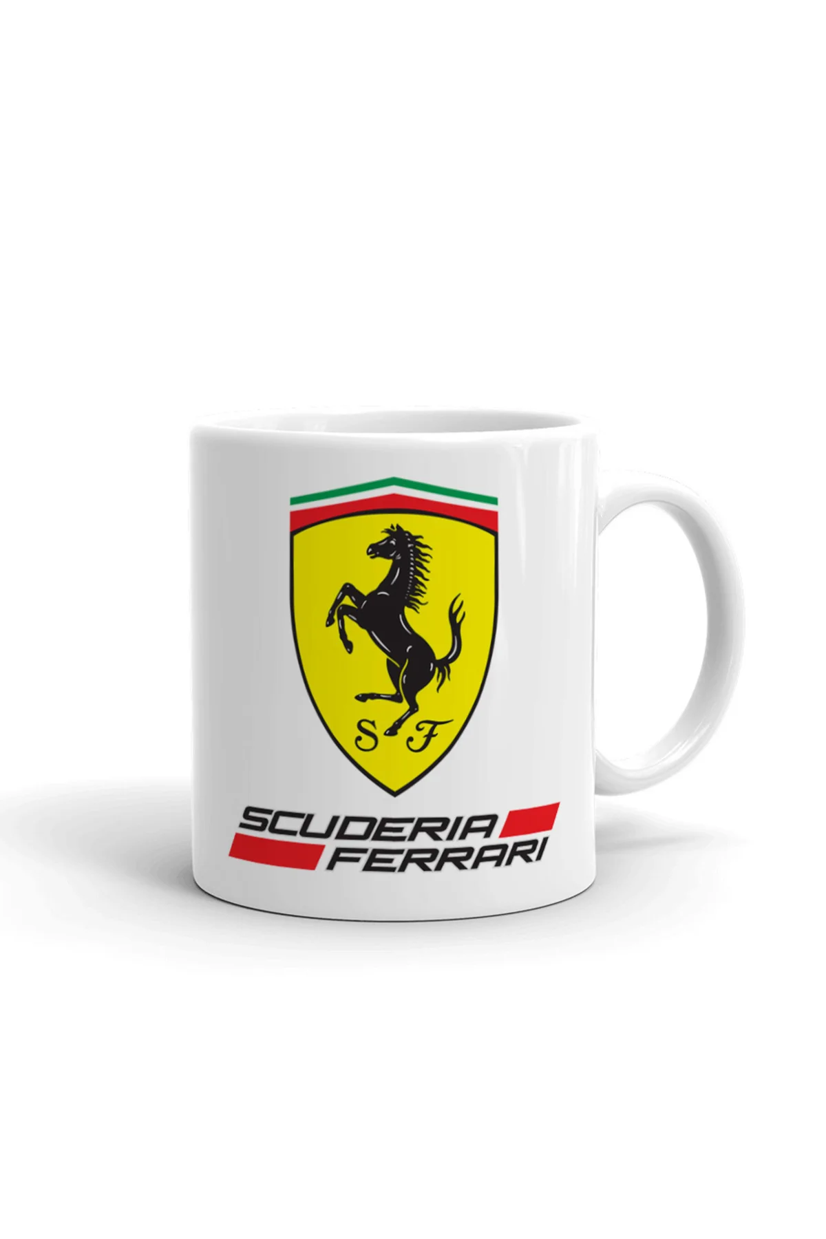 Formula 1 Ferrari Logo Porselen Kupa Bardak