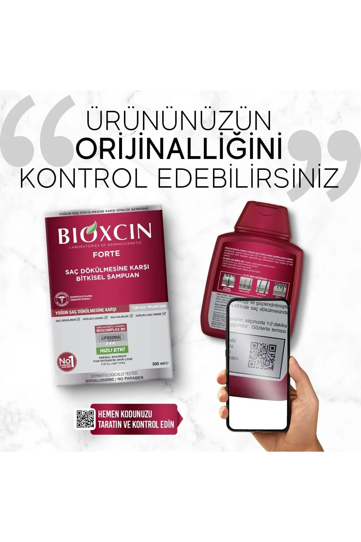 Forte Saç Dökülmesine Karşı Bitkisel Şampuan (1 x 300 ml)