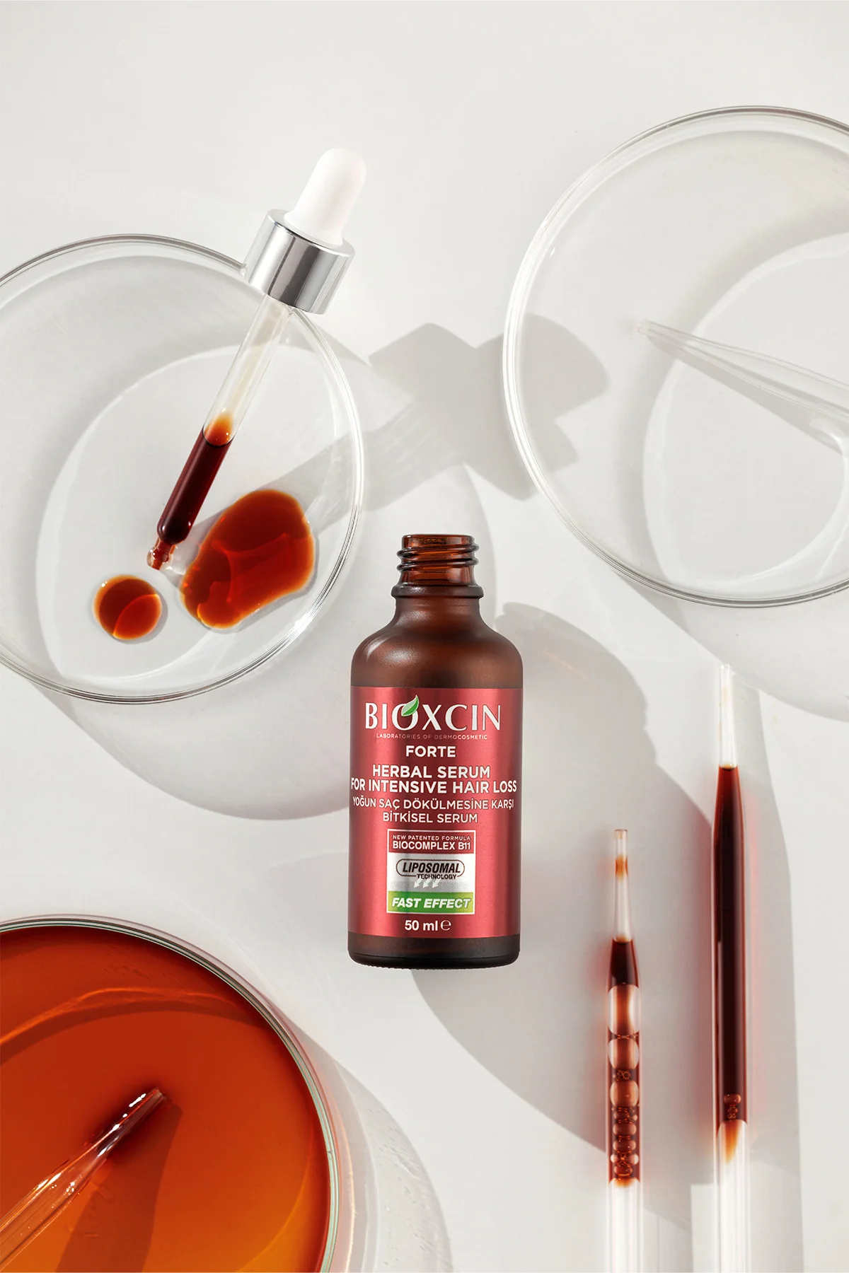 Forte Yoğun Saç Dökülmesine Karşı Bitkisel Serum 3x50ml - Saç Serumu