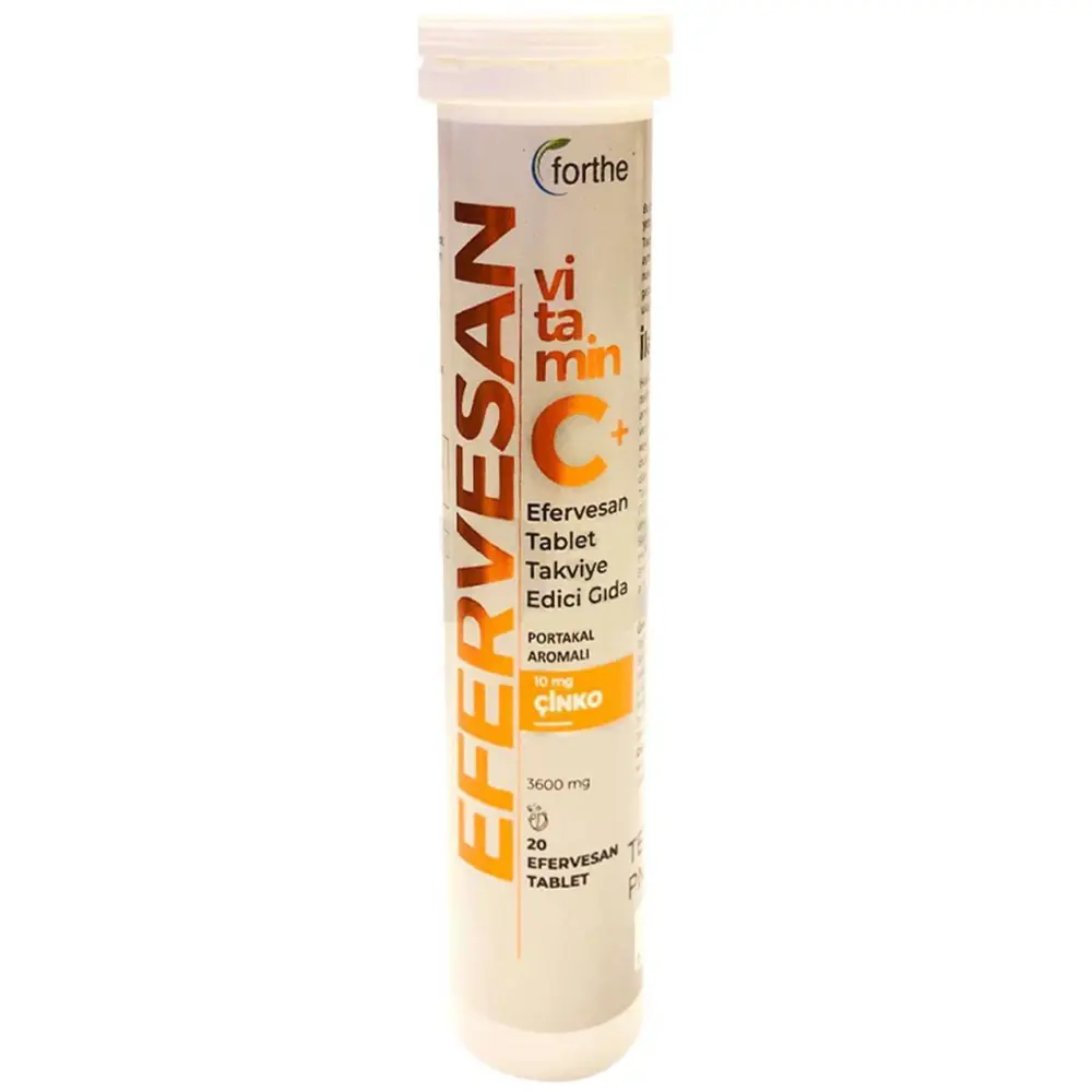 Forthe Vitamin C + Çinko 20 Efervesan Tablet 8690957003852 Forthe Vitamin C + Çinko 20 Efervesan Tablet 8690957003852