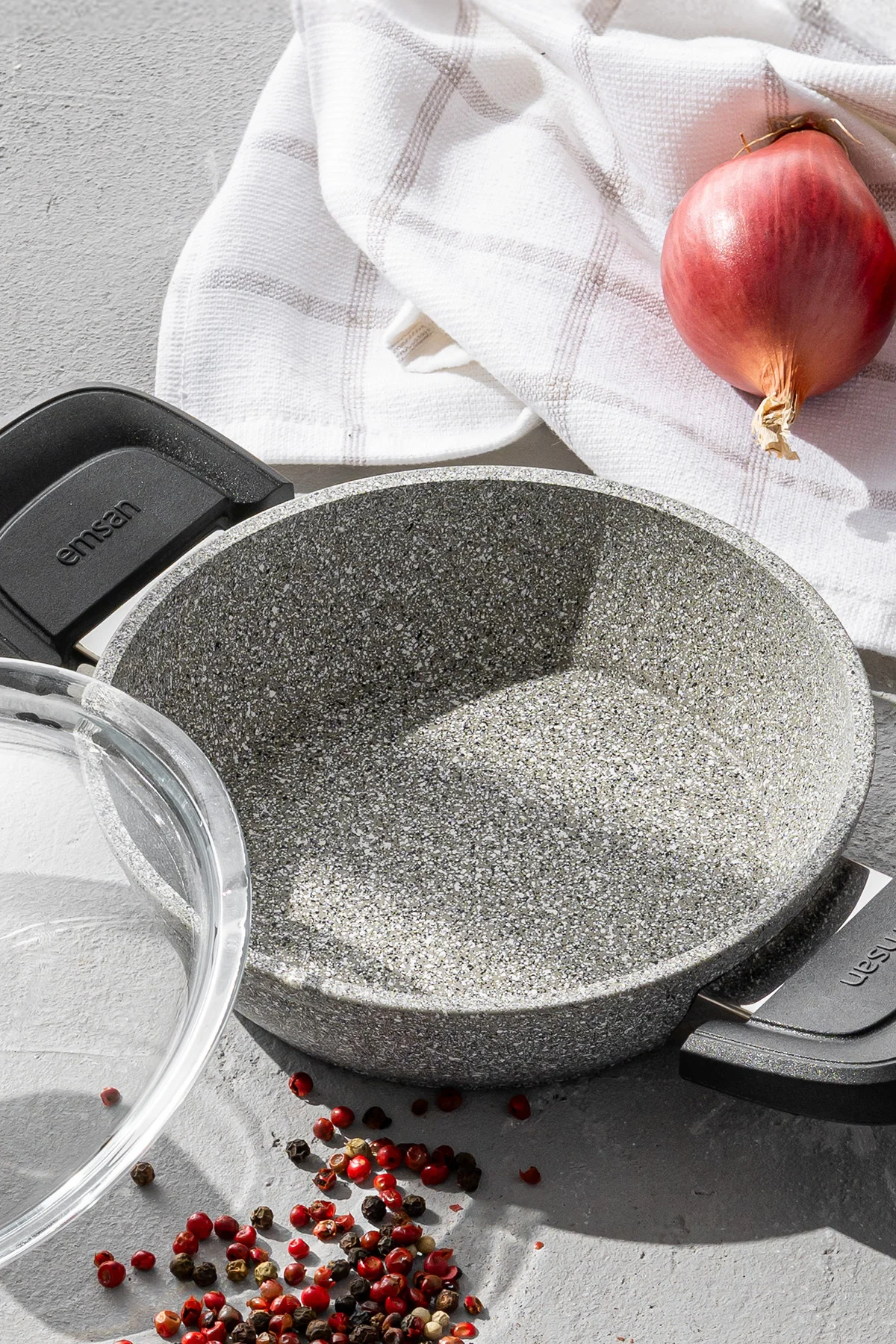 Fortis Granit 6 Parça Sahan Set Gri