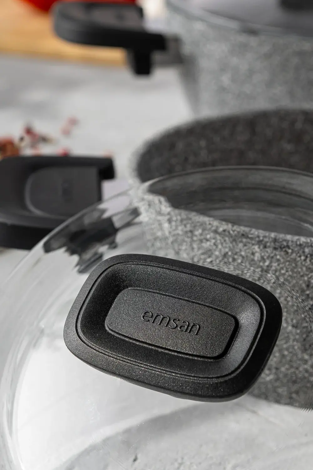 Fortis Granit 6 Parça Midi Tencere Seti Gri