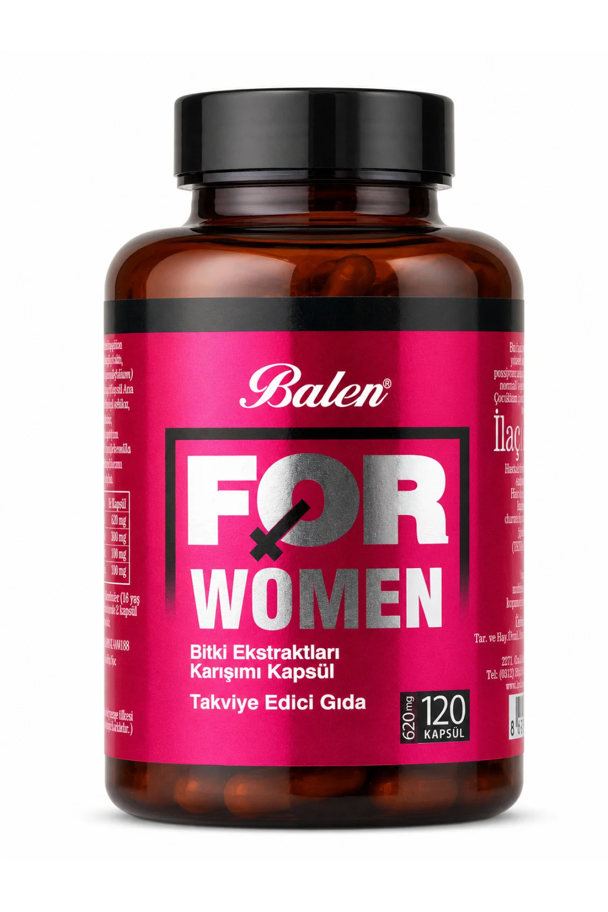 FORWOMAN BİTKİ EKSTRATLARI KARIŞIMI KAPSÜL 620 MG*120