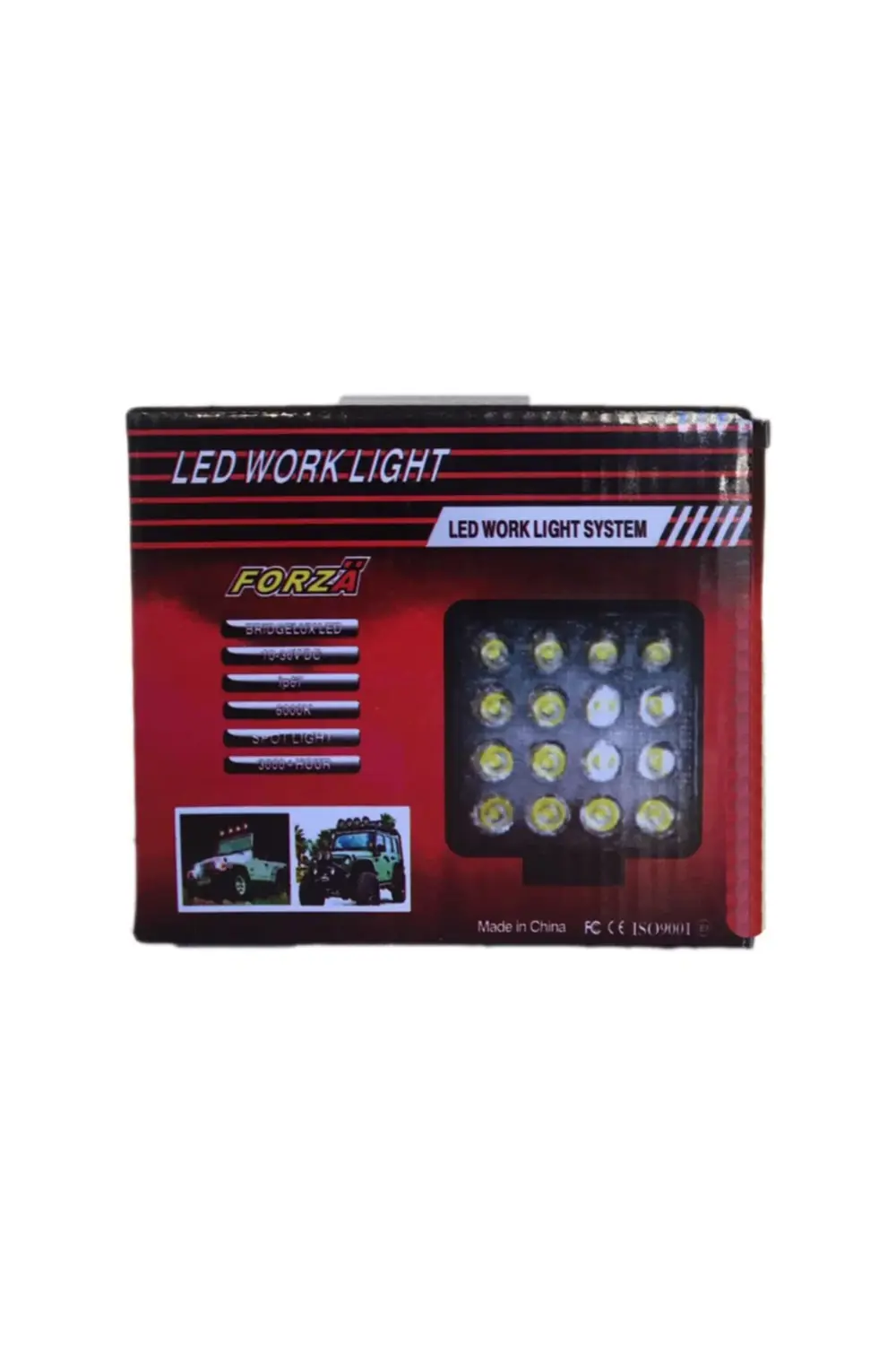 Forza 16 Led Çalışma Lambası 12-85 Volt 27w Kare