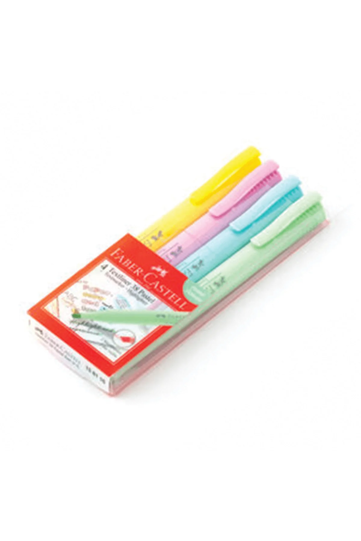 Fosforlu kalem 38 Pastel 4lü Poşet