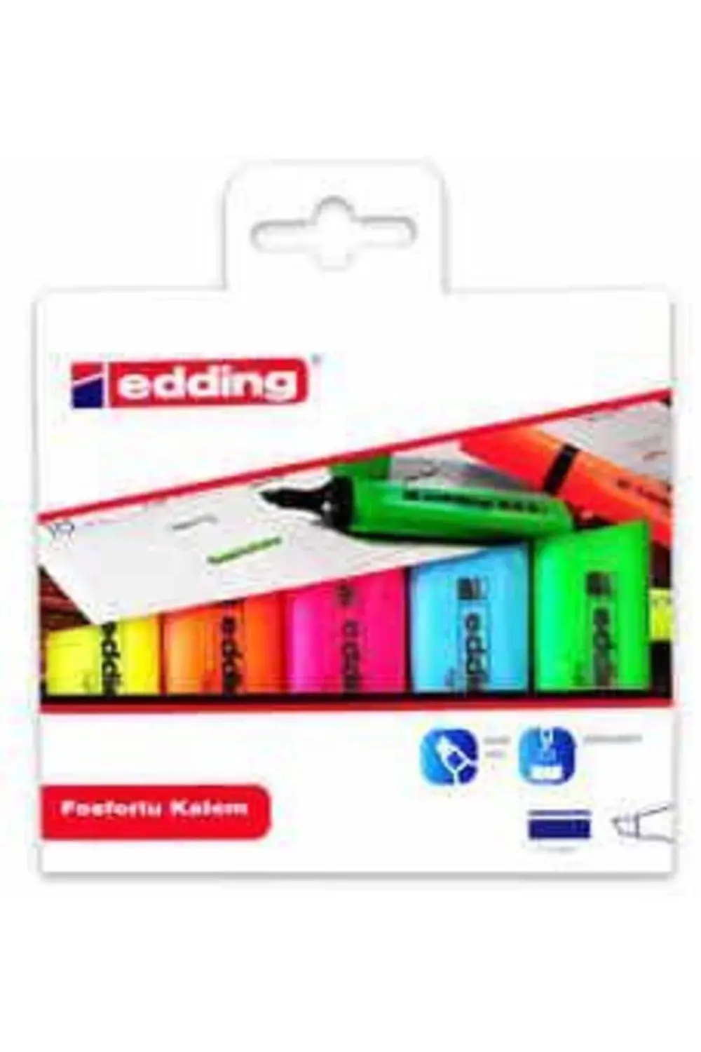 Fosforlu Kalem 5'li Poşet Karışık (ed344)