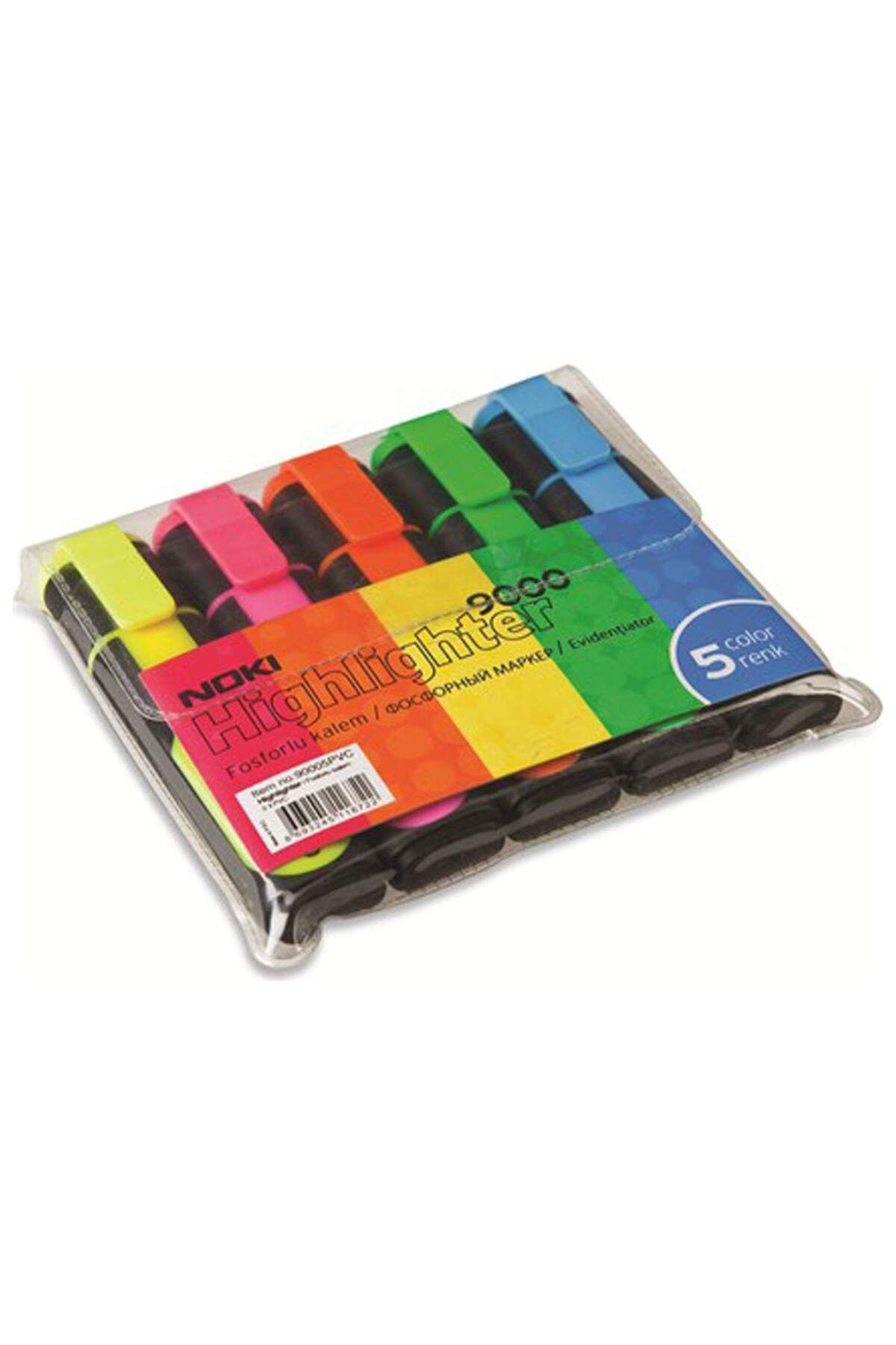 Fosforlu Kalem 5 Renk Set